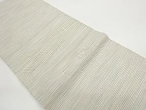 絽綴れ変わり織横縞模様織出し名古屋帯